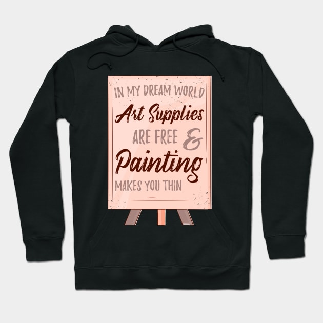 Art Lover Teacher Painter Fine Arts Student Gift Hoodie by Dolde08